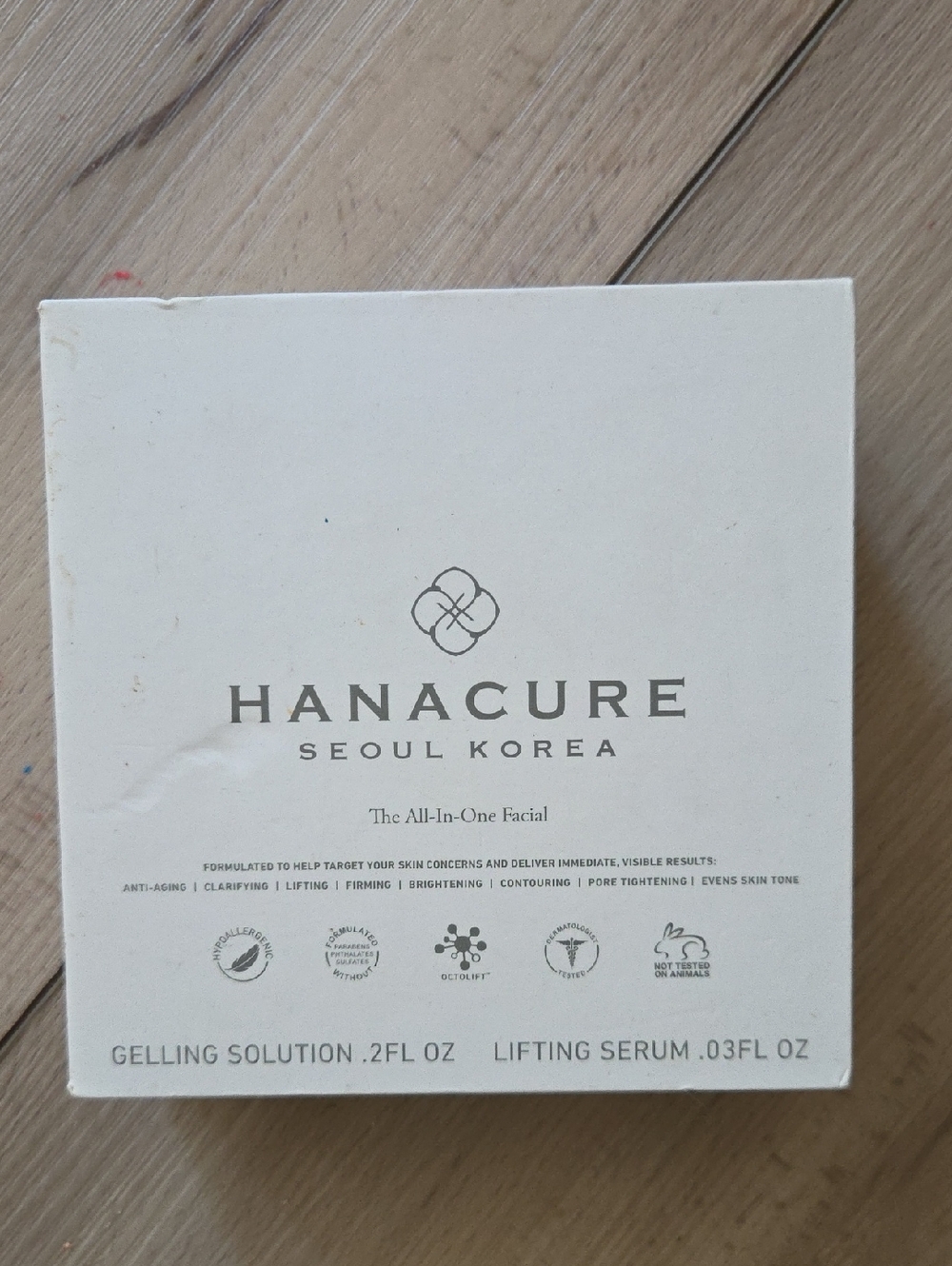 Hanacure All-In-One Facial Gel & Lifting Serum - White